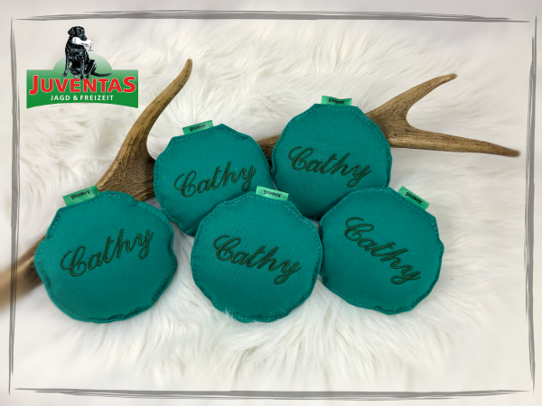 Juventas Dummy-Disc bestickt mit Namen