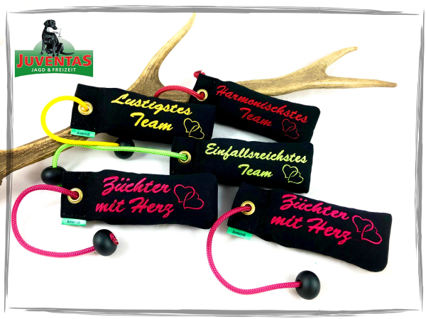 Juventas Long Throw Welpendummy BESTICKT mit Name
