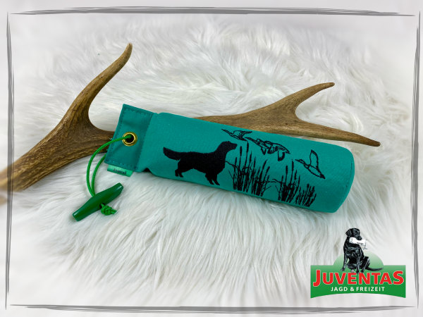 Juventas Standard-Dummy 500g bestickt mit jagdlichem Motiv